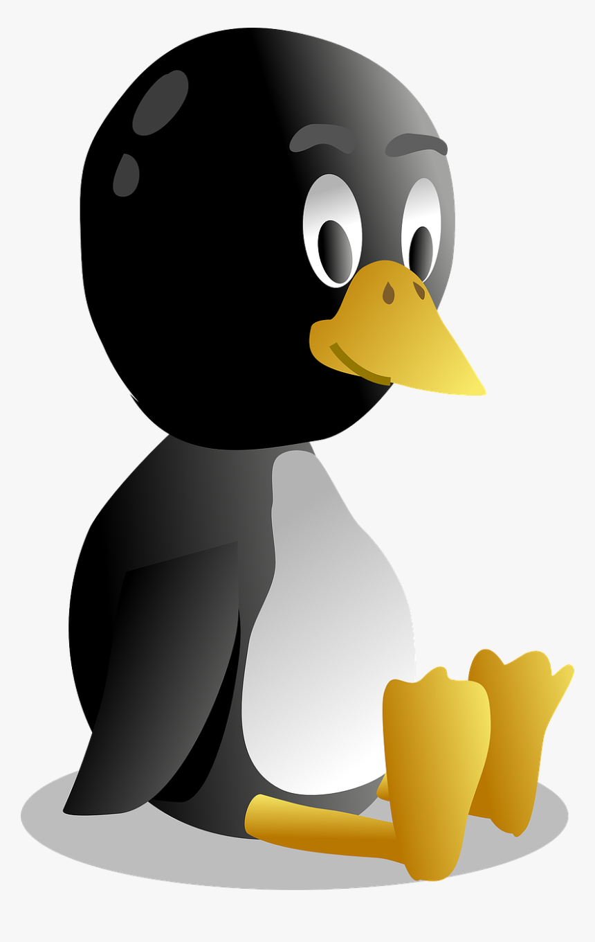 Bb Pingu Clipart Icon Png - Penguin Sitting Png, Transparent Png, Free Download
