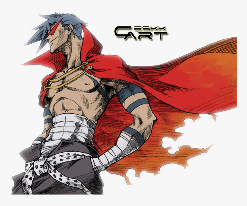 Kamina Gurren Lagann Wallpaper - Tengen Toppa Gurren Lagann Kamina Y Simon, HD Png Download, Free Download