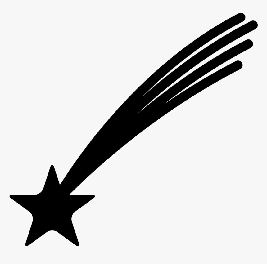 Transparent White Star Icon Png - Shooting Star Icon Png, Png Download, Free Download