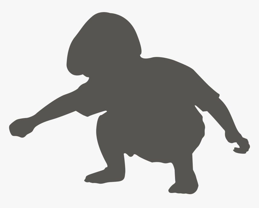 Transparent Kid Drawing Clipart - Cartoon Boy Silhouette Png, Png Download, Free Download