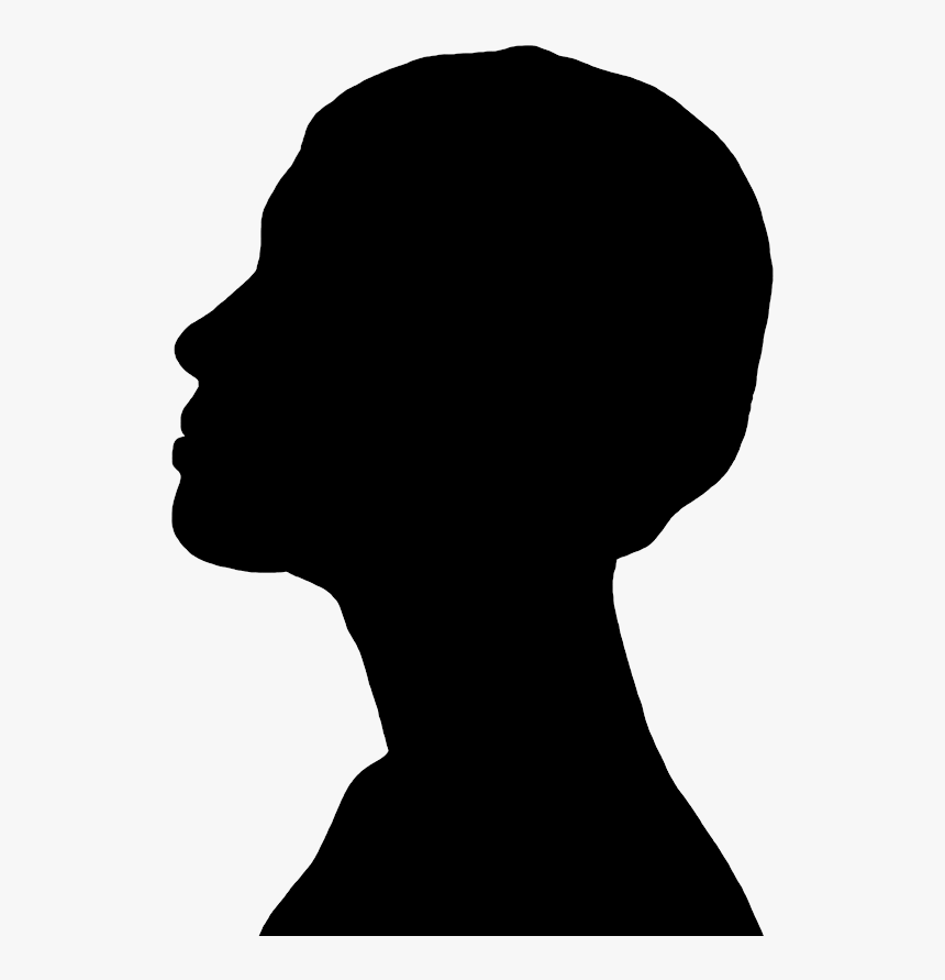 Transparent Head Profile Clipart - Face Silhouette Transparent Background, HD Png Download, Free Download