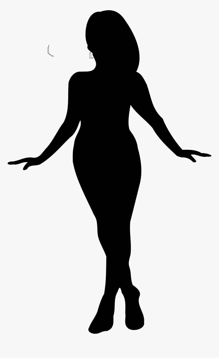 Silhouette Woman Clip Art - Woman Silhouette Vector, HD Png Download, Free Download