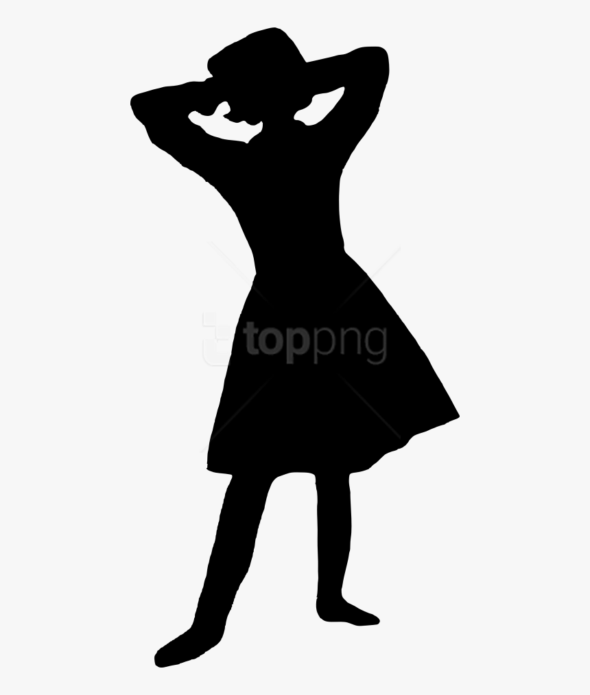 Free Png Girl Silhouette Png - Girl Silhouette No Background, Transparent Png, Free Download