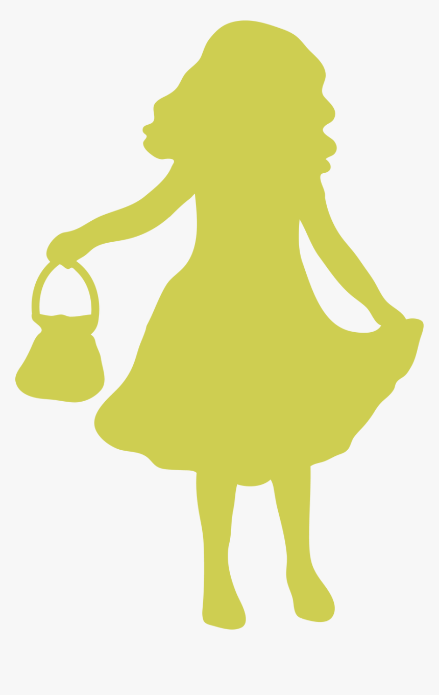 Girl Silhouette - Little Girl Dress Silhouette, HD Png Download, Free Download