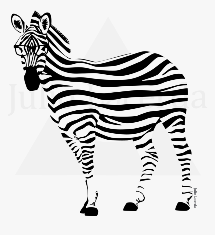 Quagga Zebra Hipster Clip Art - Zebra, HD Png Download, Free Download