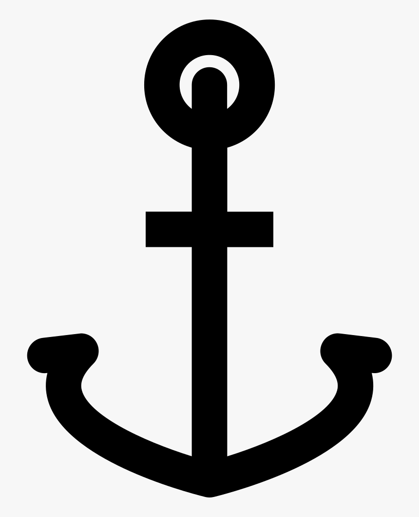Sailor Anchor - Anchor Clipart Png Black And White, Transparent Png, Free Download