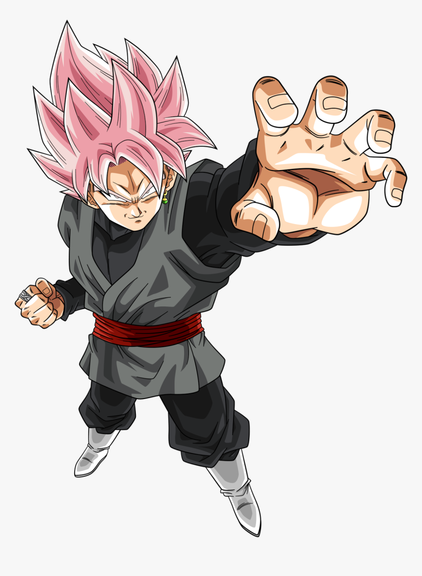 Transparent Goku Black Rose Png - Goku Black Super Saiyan Rose Hair, Png Download, Free Download