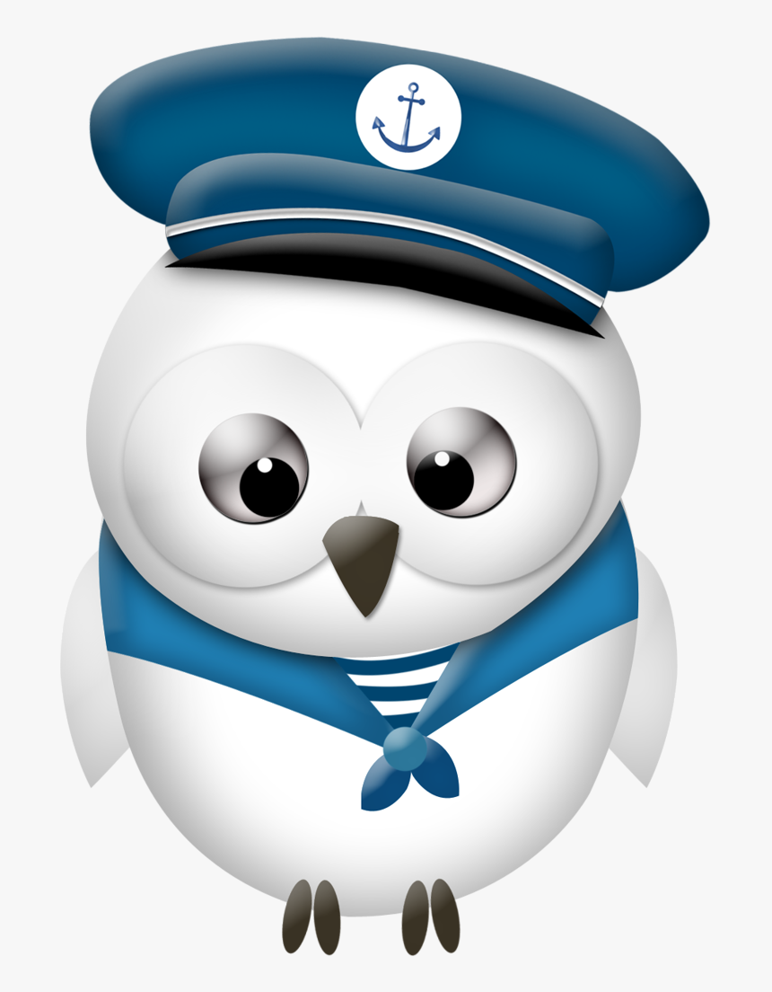 Nautical Sailor Owl * - Sailor Owl Clipart, HD Png Download, Free Download