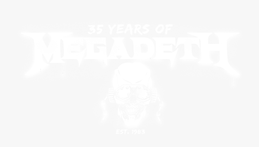 Megadeth Logo Png - 35 Years Of Megadeth, Transparent Png, Free Download