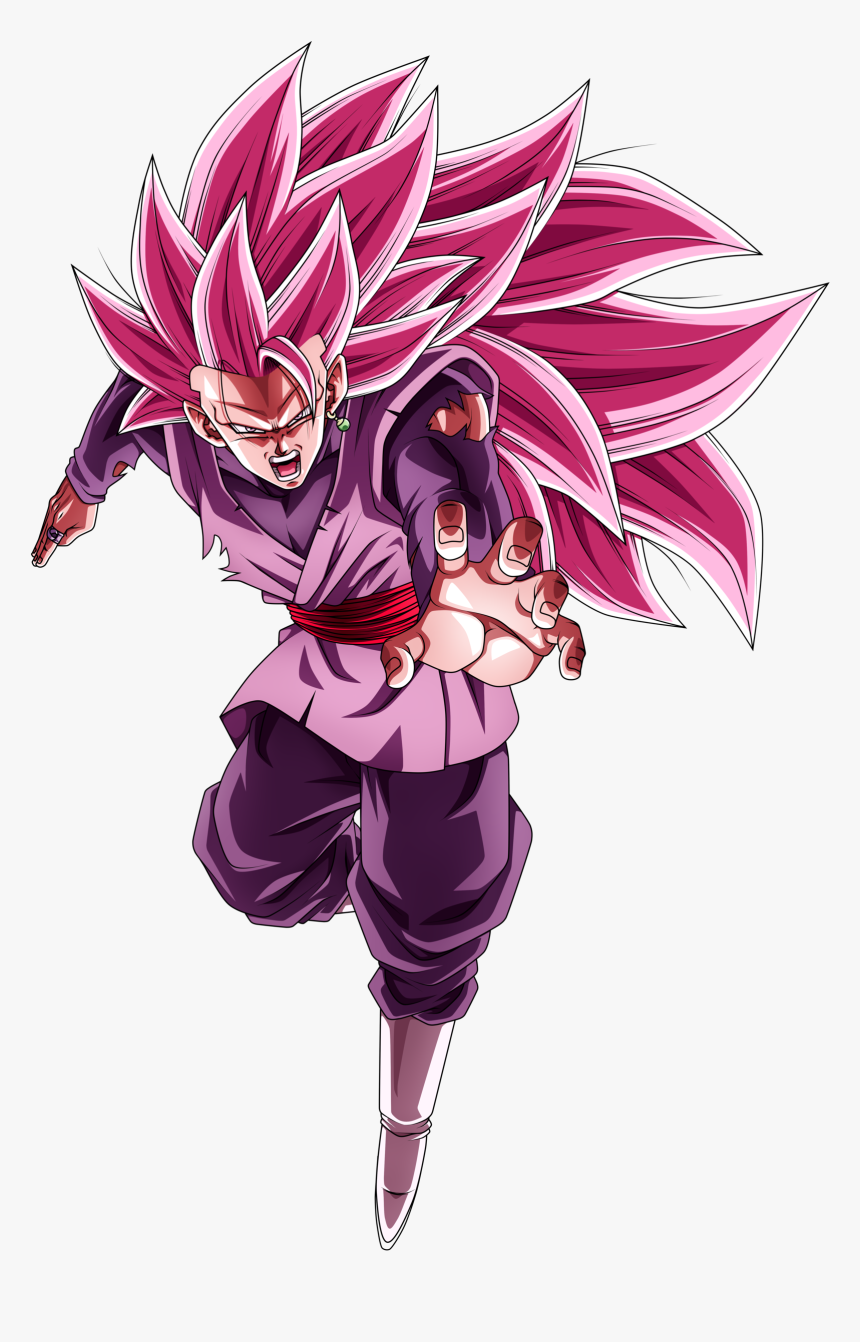 Black Goku Super Saiyan God Super Saiyan - Super Saiyan Rose 3 Goku Black, HD Png Download, Free Download