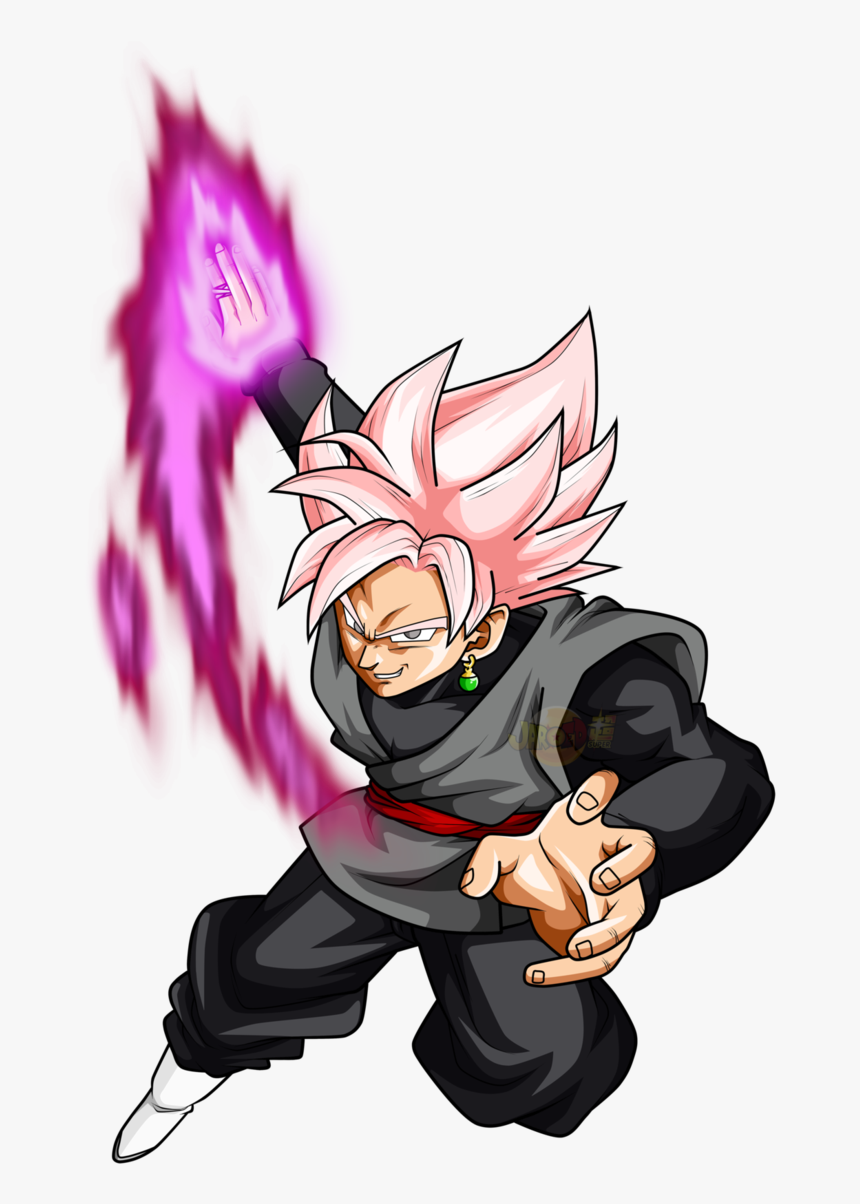 Goku Black Ssj Rose Ataque By Jaredsongohan Super Saiyan - Gohan Black Ssj Rose, HD Png Download, Free Download