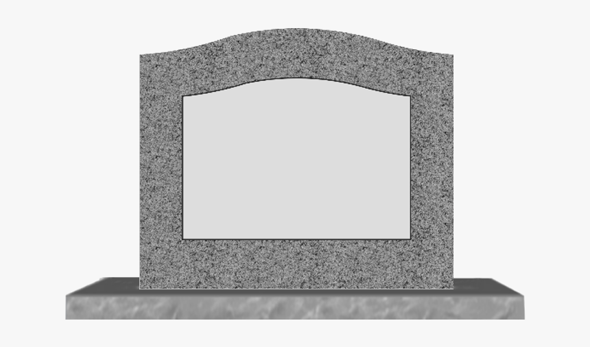 Grey Single Monument With - Transparent Blank Tombstone Clipart, HD Png Download, Free Download
