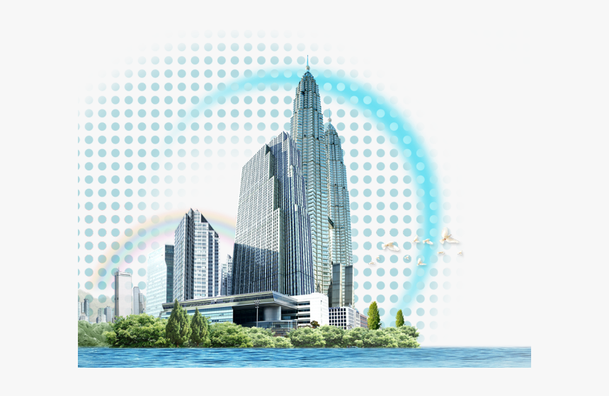 Transparent City Scape Clipart - Petronas Twin Towers Png, Png Download, Free Download