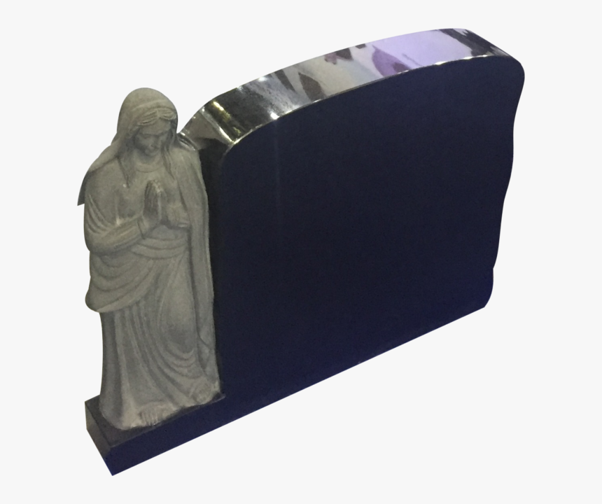 Granite Tombstone Plaque With Carving Jesus - Statue, HD Png Download, Free Download