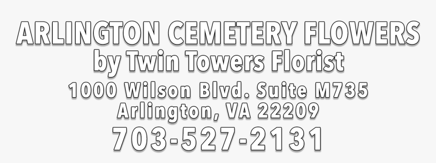 Arlington Cemetery Flowers By Twin Towers Florist - Calligraphy, HD Png Download, Free Download