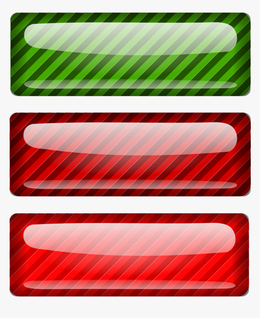 3d Buttons Red Png, Transparent Png, Free Download