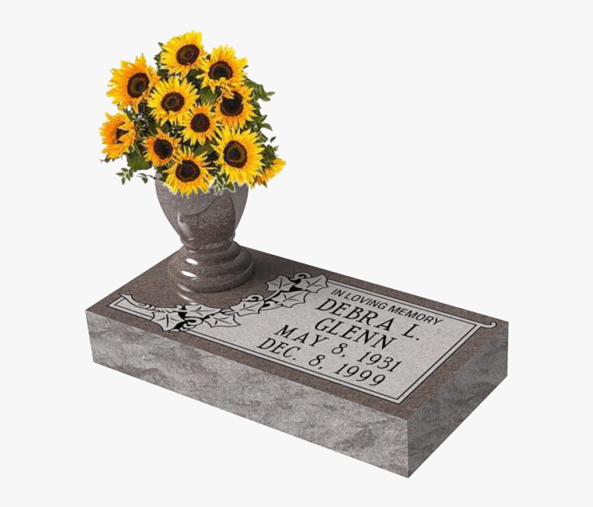 Individual Marker Granite Marker With Vase Hd Png Download