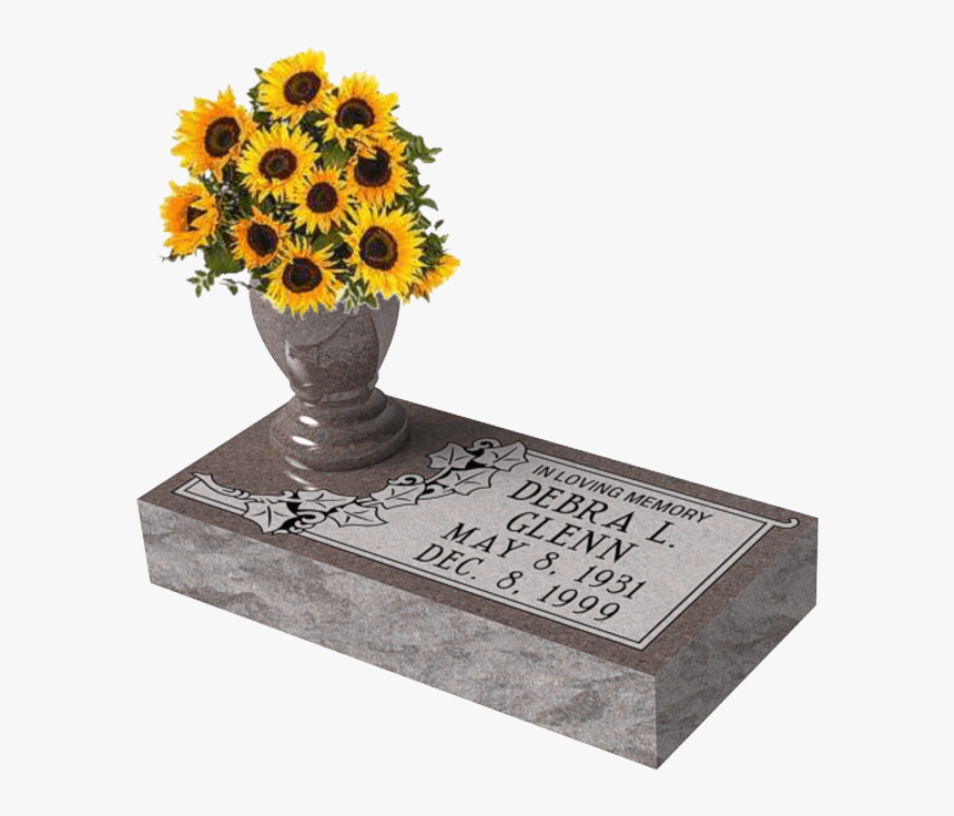 Individual Marker - Granite Marker With Vase, HD Png Download, Free Download