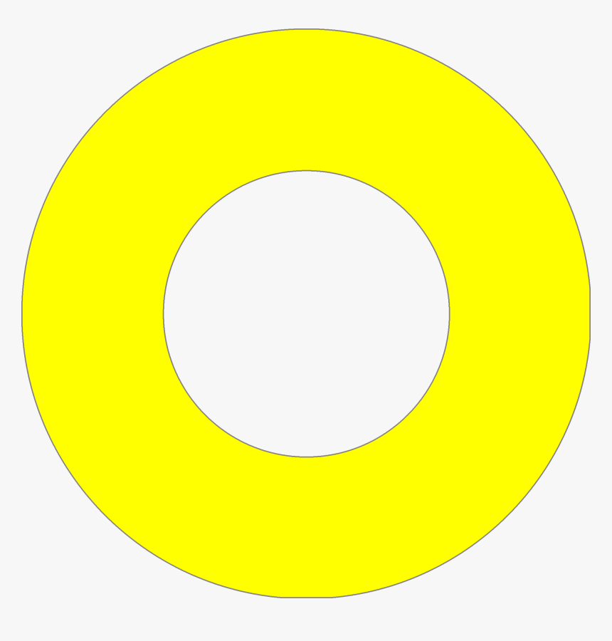 Yellow Circle - Yellow Circle Ring, HD Png Download, Free Download