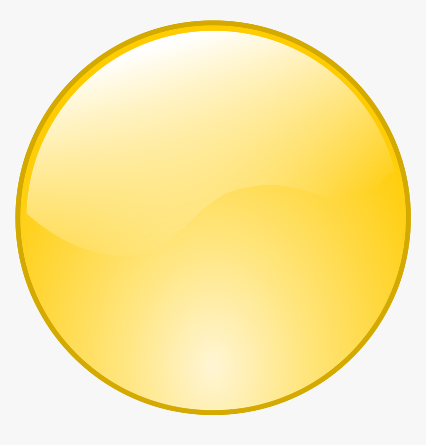 Yellow,circle,clip Art - Yellow Circle Icon Png, Transparent Png, Free Download