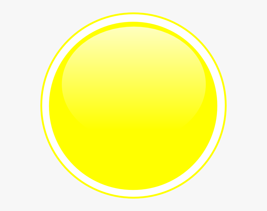 Glossy Yellow Circle Button Svg Clip Arts - Yellow Bubbles Clipart, HD Png Download, Free Download