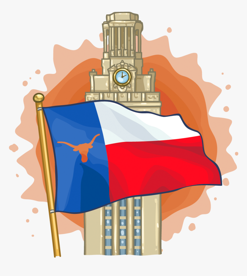 Ut Austin Tower - Ut Austin Tower Clipart, HD Png Download, Free Download