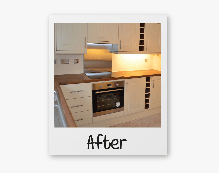 After Kitchen Makeover - New Kitchen Worktop Before And After, HD Png Download, Free Download