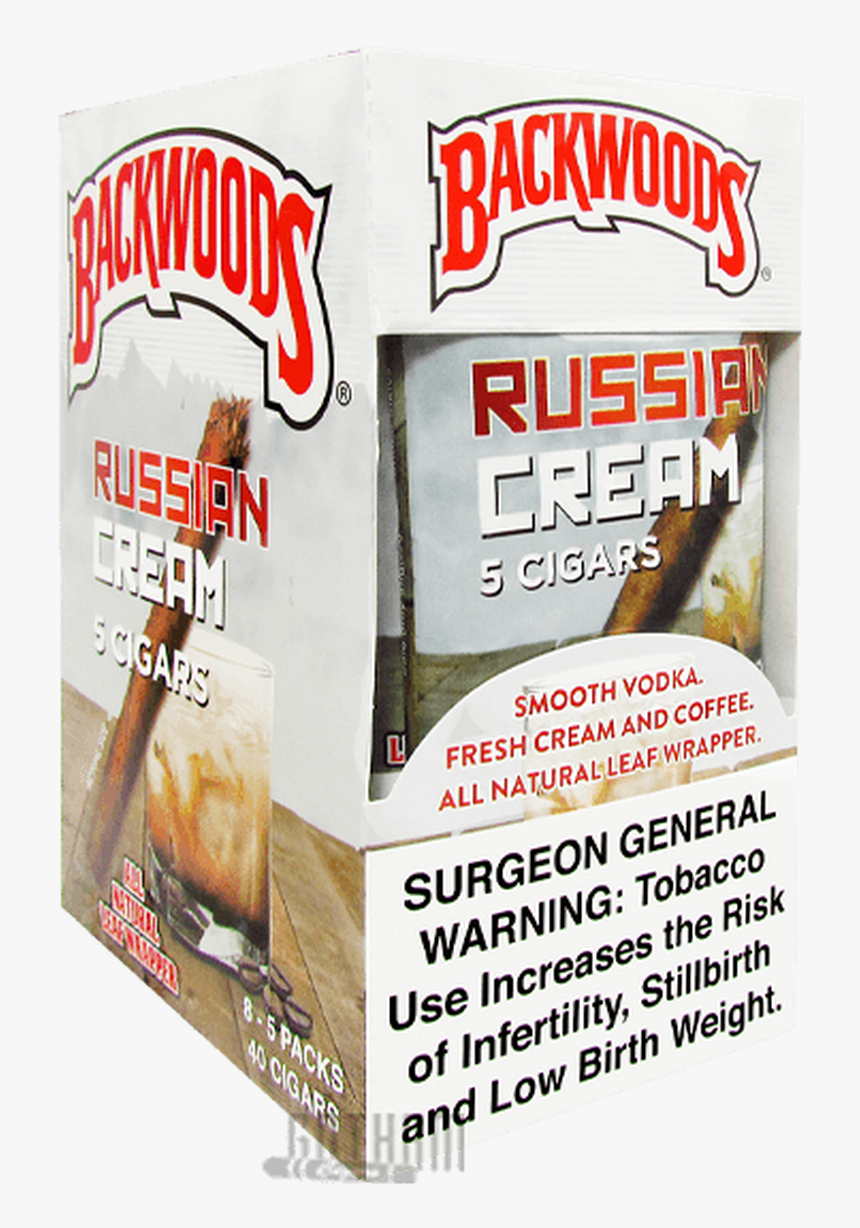 Backwoods Cigars Russian Cream - Paper Product, HD Png Download, Free Download