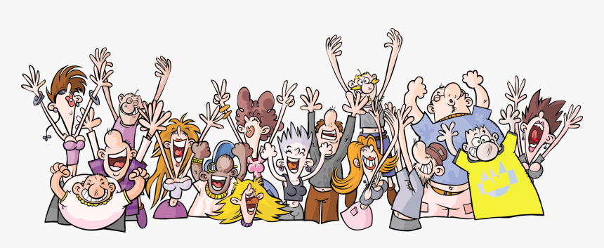 Transparent Group Of People Png - Crowd Cartoon, Png Download, Free Download