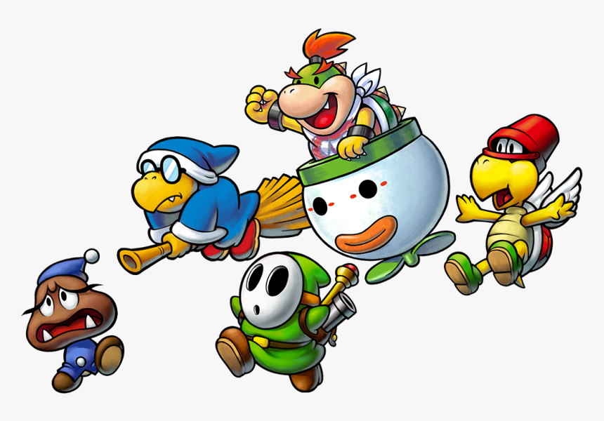 Is Leading An Army Now, So You"d Better Go Along With - Mario And Luigi Bowser's Inside Story Bowser Jr's Journey, HD Png Download, Free Download