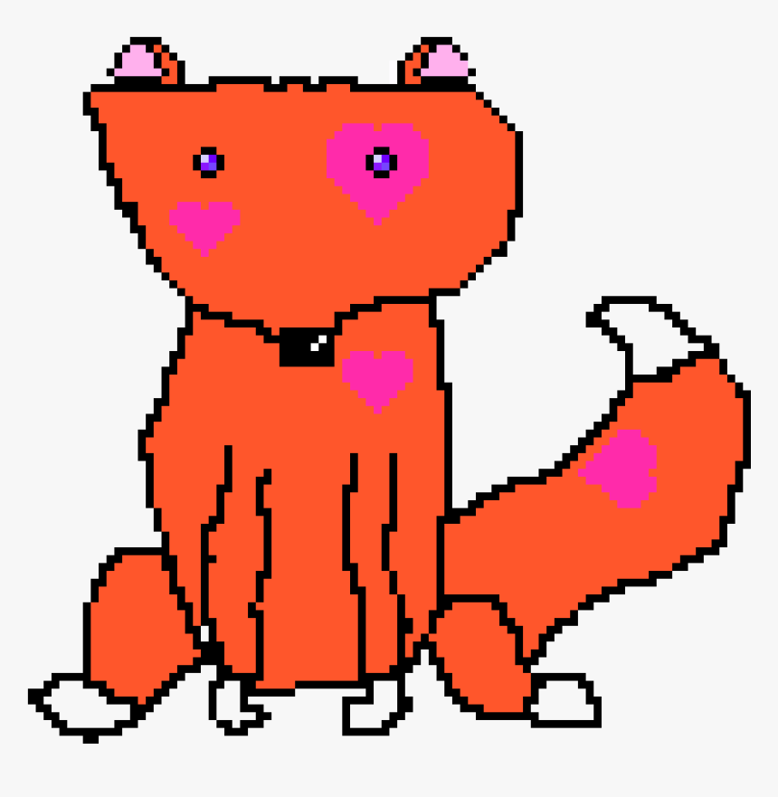 Pixel Art Cute Foxes, HD Png Download, Free Download