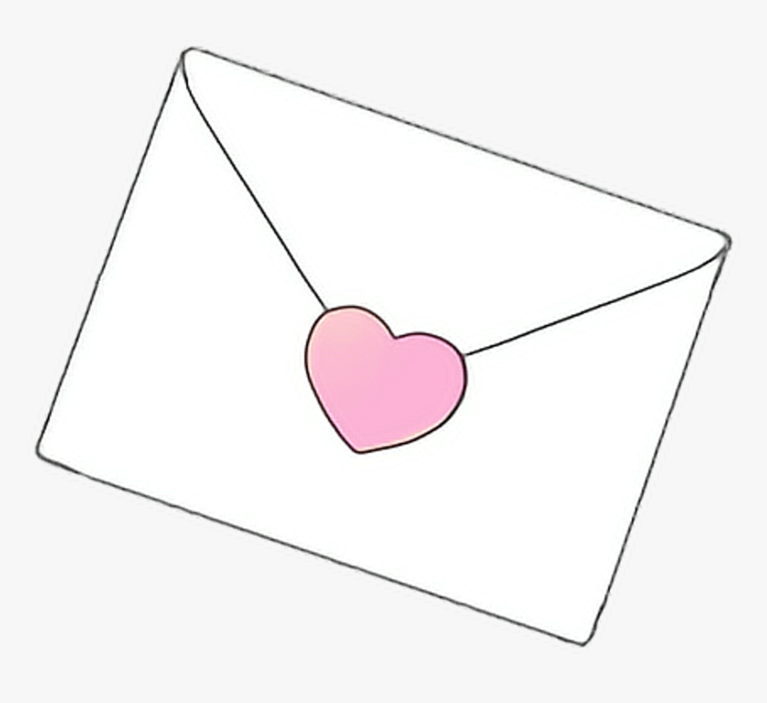 Love Letter Loveletter Envelope Animation Cute Kawaii - Heart, HD Png Download, Free Download