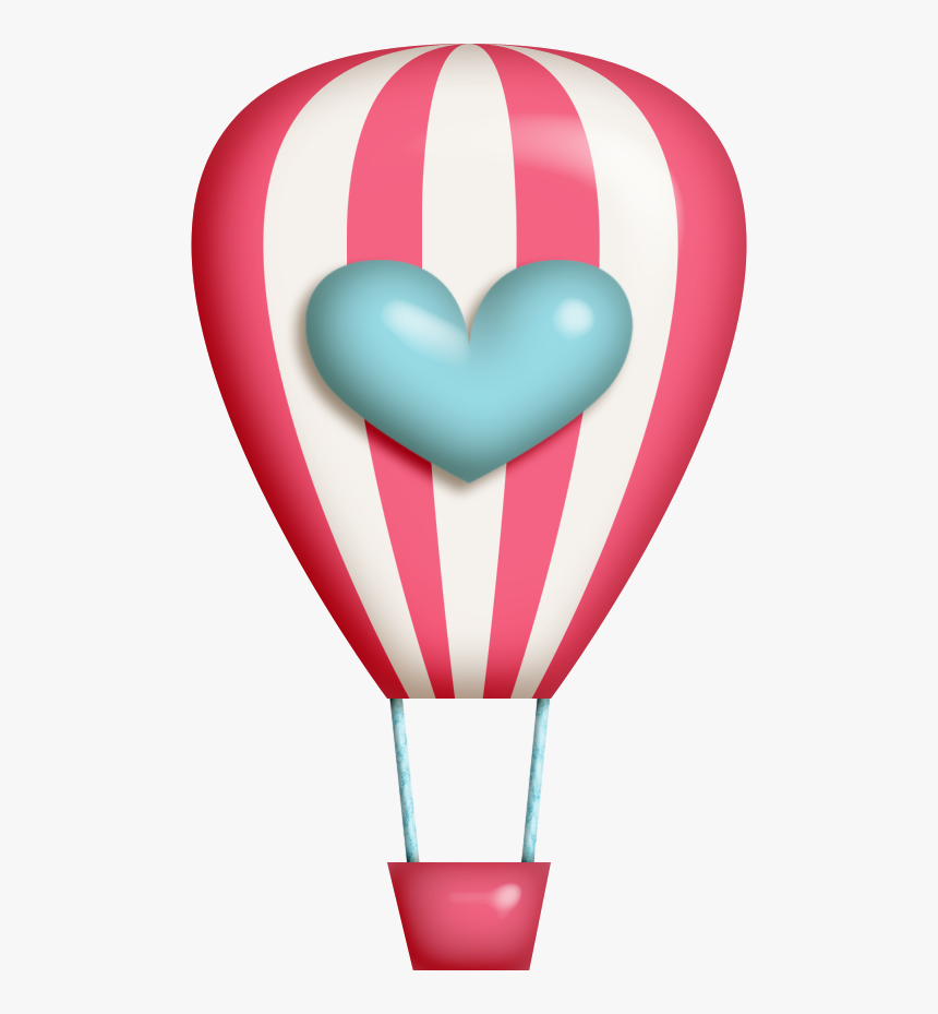 Hot Air Balloon Clipart Kawaii - Cartoon Cute Hot Air Balloon, HD Png Download, Free Download