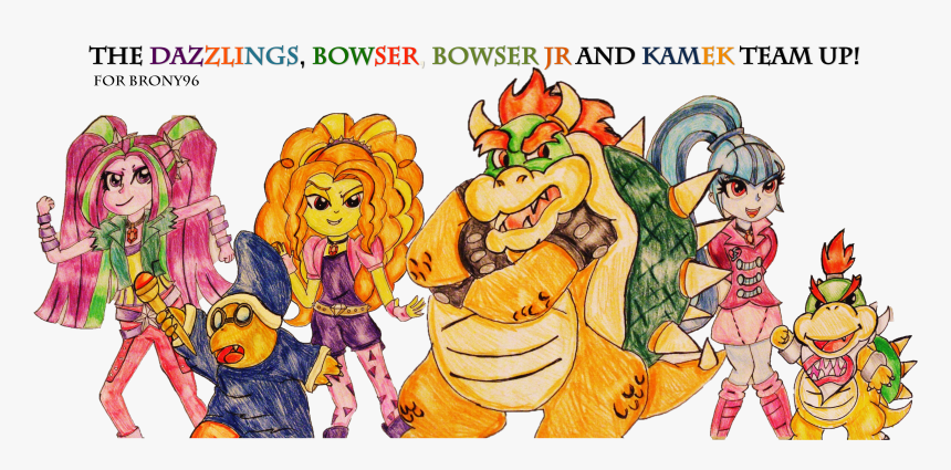 Bowser And Adagio Dazzle, HD Png Download, Free Download