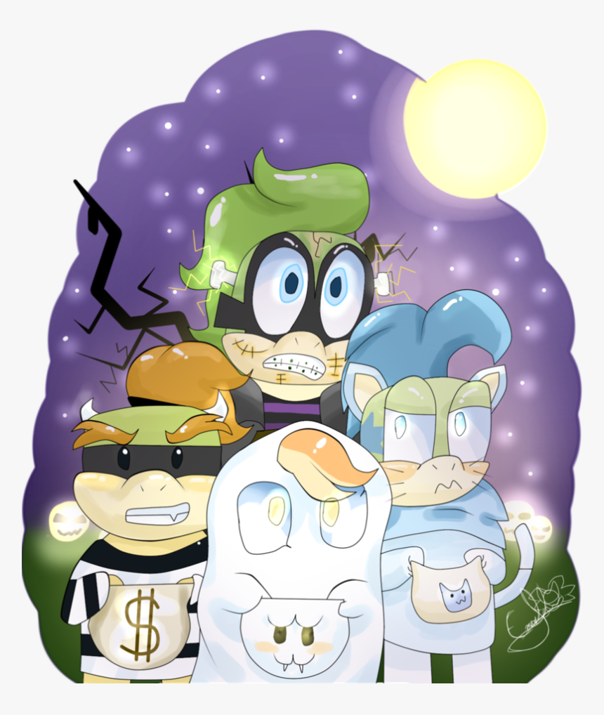 Iggy, Bowser Jr - Larry And Bowser Jr, HD Png Download, Free Download