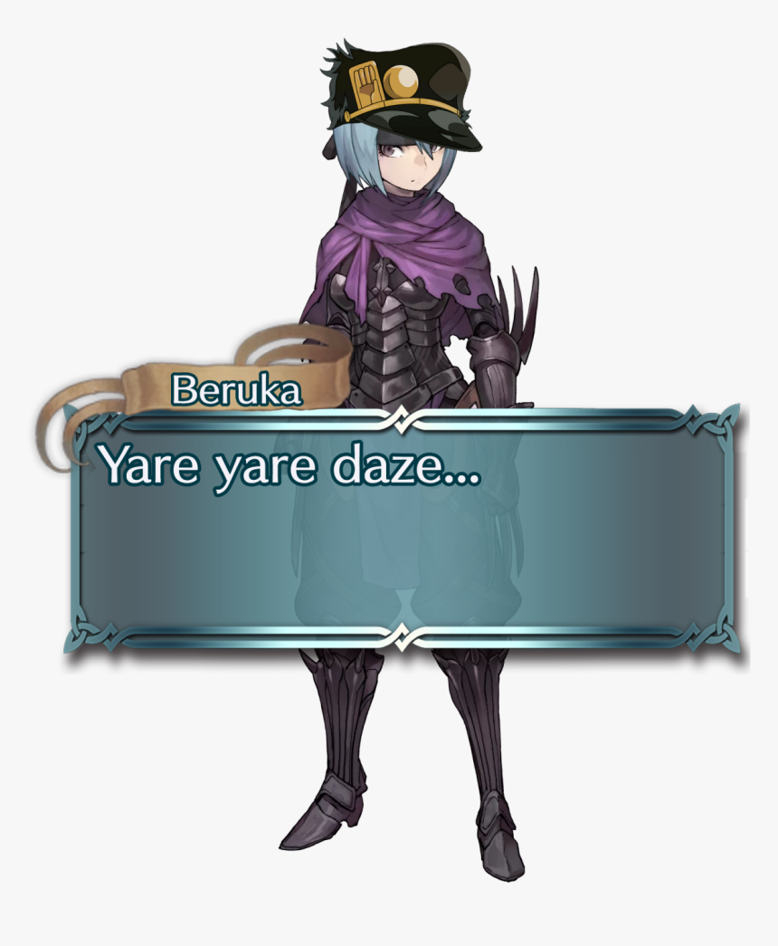 Beruka W/ Jotaro"s Hat Going “yare Yare Daze” - Beruka Fire Emblem Heroes, HD Png Download, Free Download