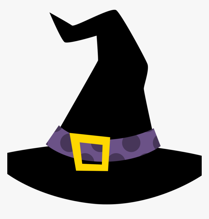 Witch Hat Clip Art Witchcraft Pointed Hat - Halloween Witch Hat Clipart, HD Png Download, Free Download