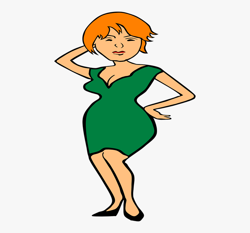 Sexy Woman Clip Art At Clker - Clip Art Woman, HD Png Download, Free Download