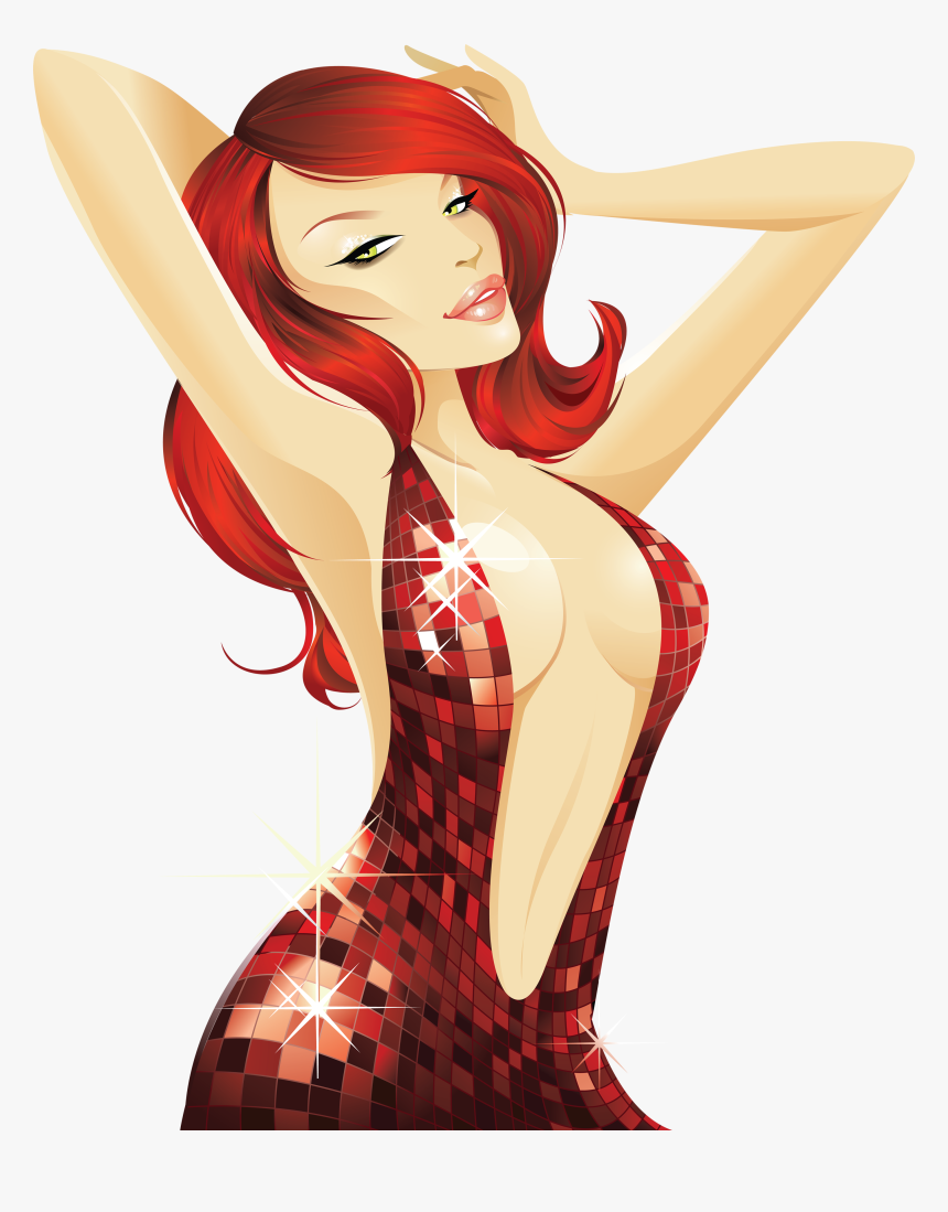 Woman Girl Png Image - Hot Cartoon Girl Png, Transparent Png, Free Download