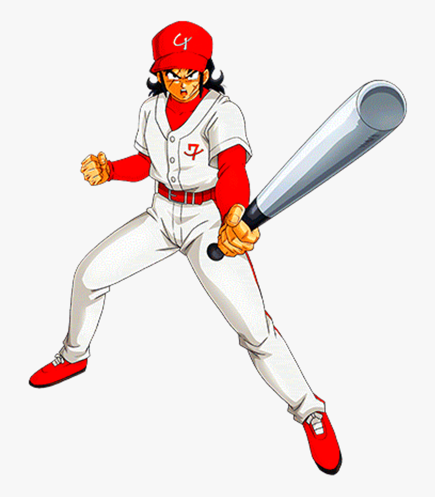 Baseball Player Png - Dragon Ball Yamcha Baseball, Transparent Png, Free Download