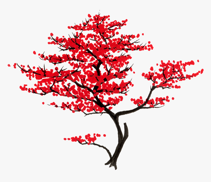 Japanese Tree, File Type, - Japanese Maple Tree Clipart, HD Png Download, Free Download