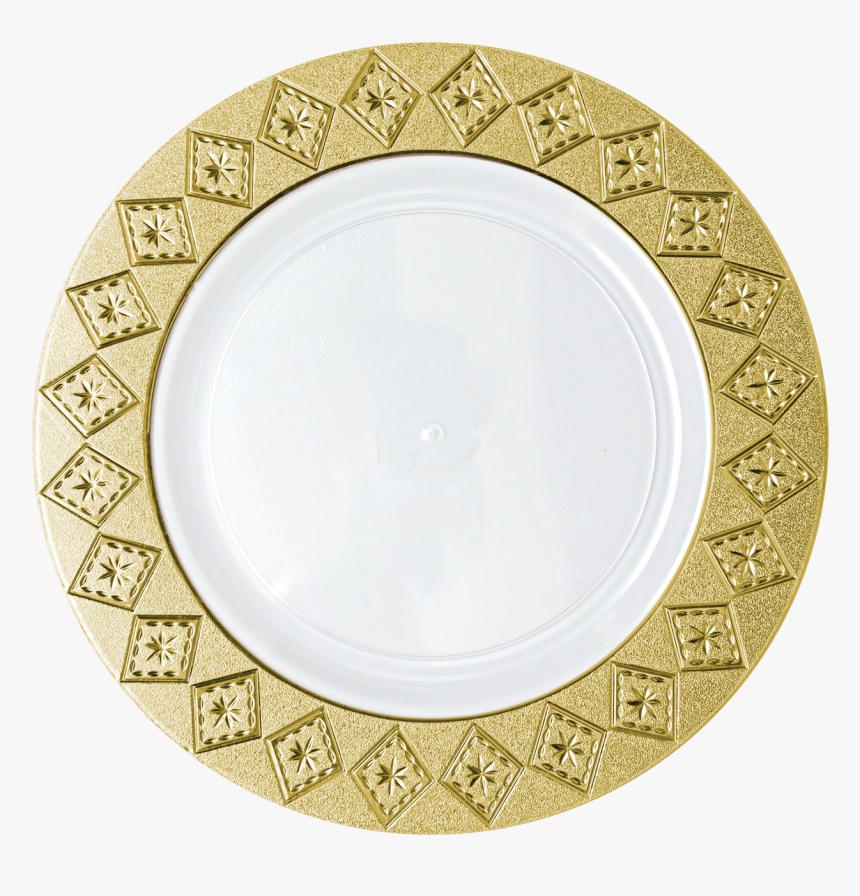 Gold Trim Png - Gold Silver Dinner Plates, Transparent Png, Free Download