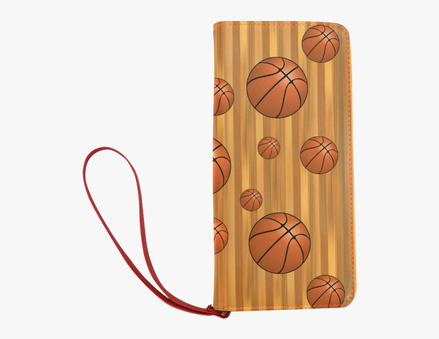 Basketballs With Wood Background Women"s Clutch Wallet - Shoot Basketball, HD Png Download, Free Download