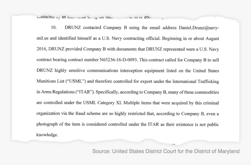 Text From The Drunz Court Filing - Navy Federal Fraud Investigation, HD Png Download, Free Download