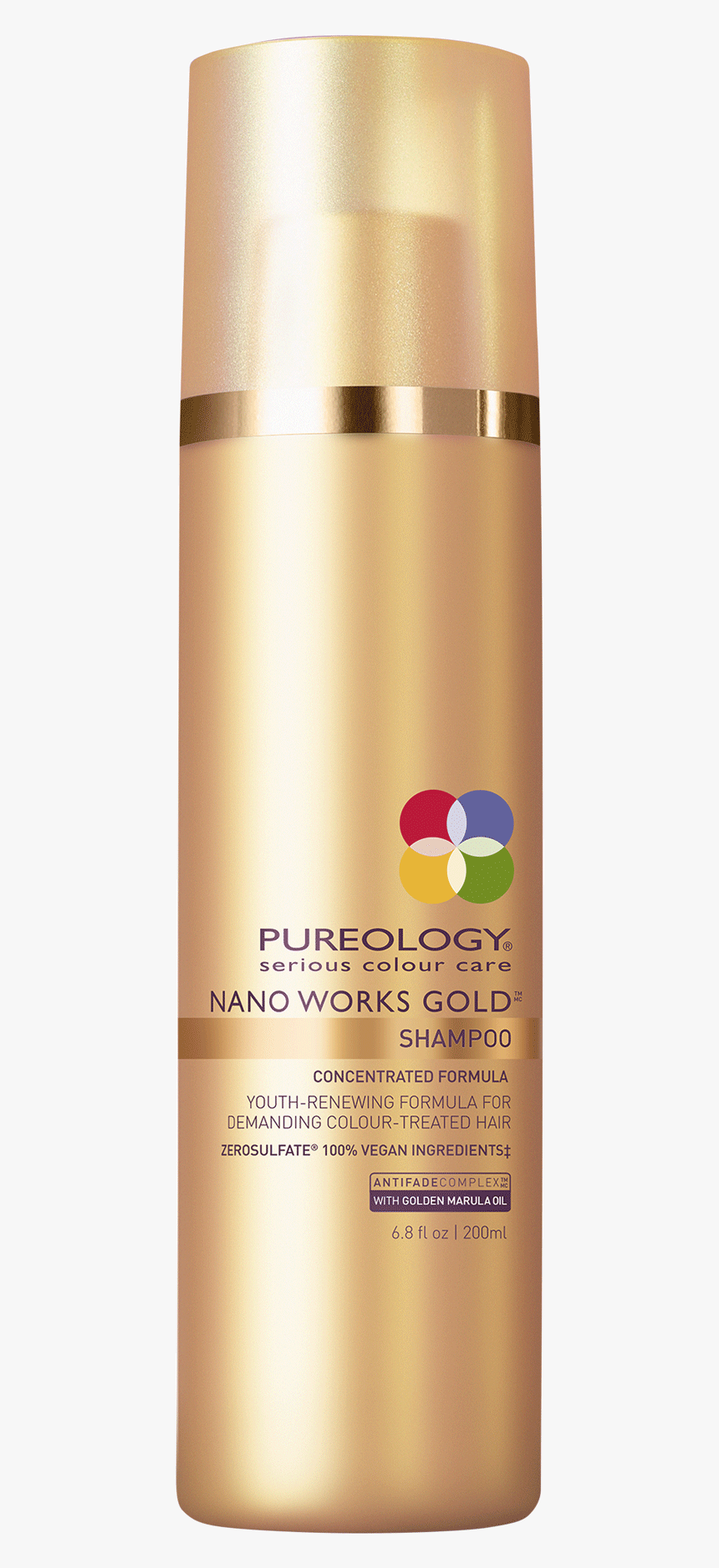 Pureology Nano Works Gold Shampoo 6.8 Oz, HD Png Download, Free Download