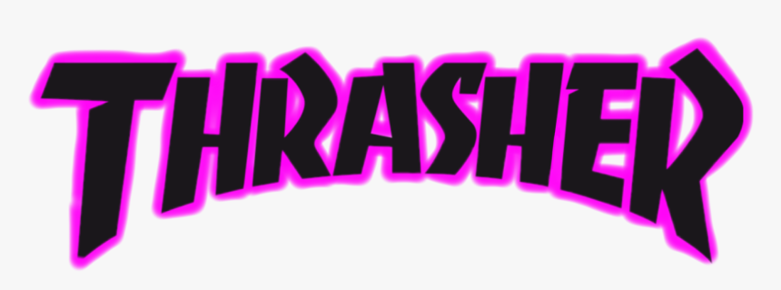 #thrasher #pink #brack - Thrasher Skate Rock, HD Png Download, Free Download