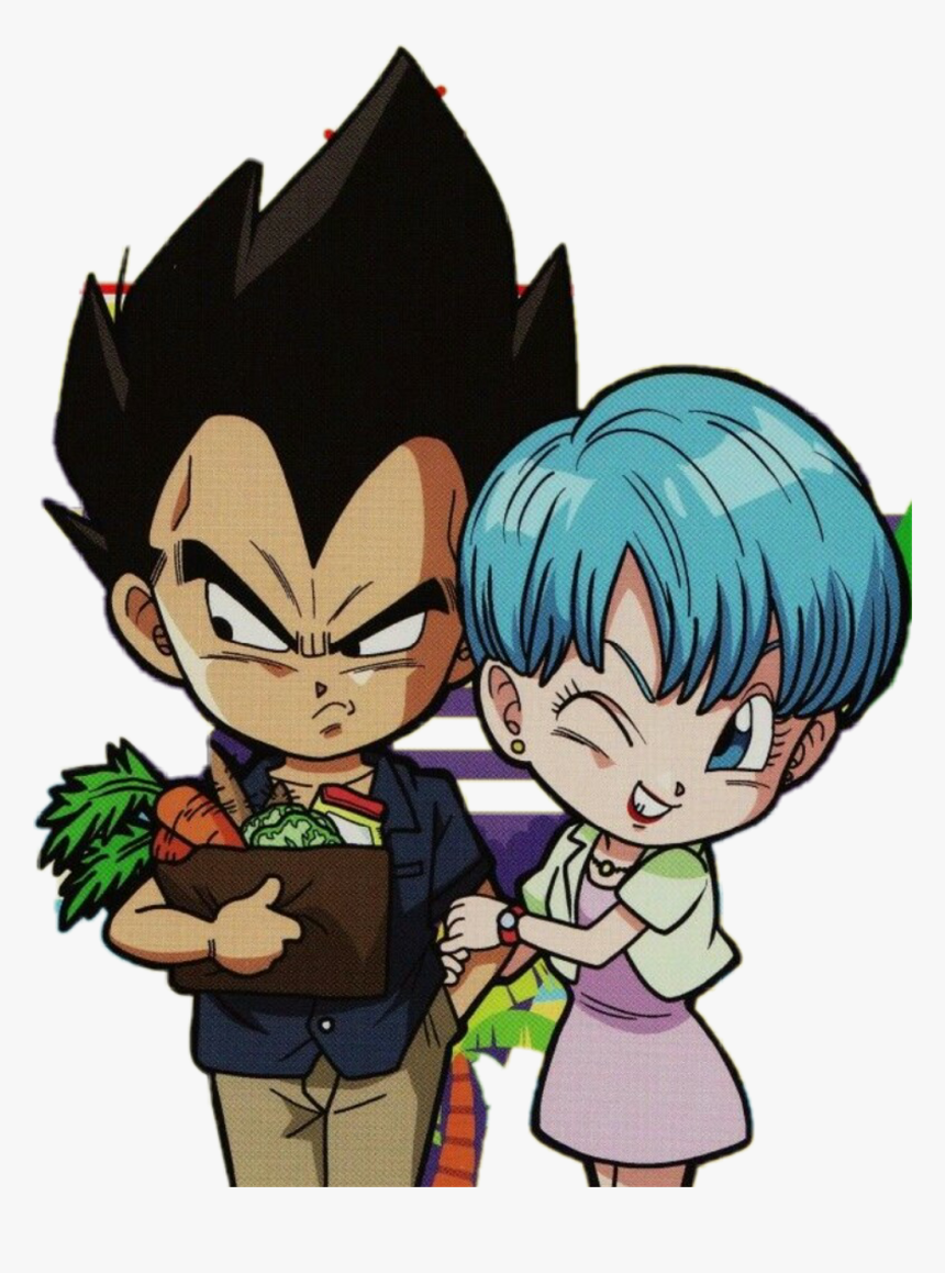 Vegeta & Bulma , Png Download - Bulma Y Vegeta Png, Transparent Png, Free Download