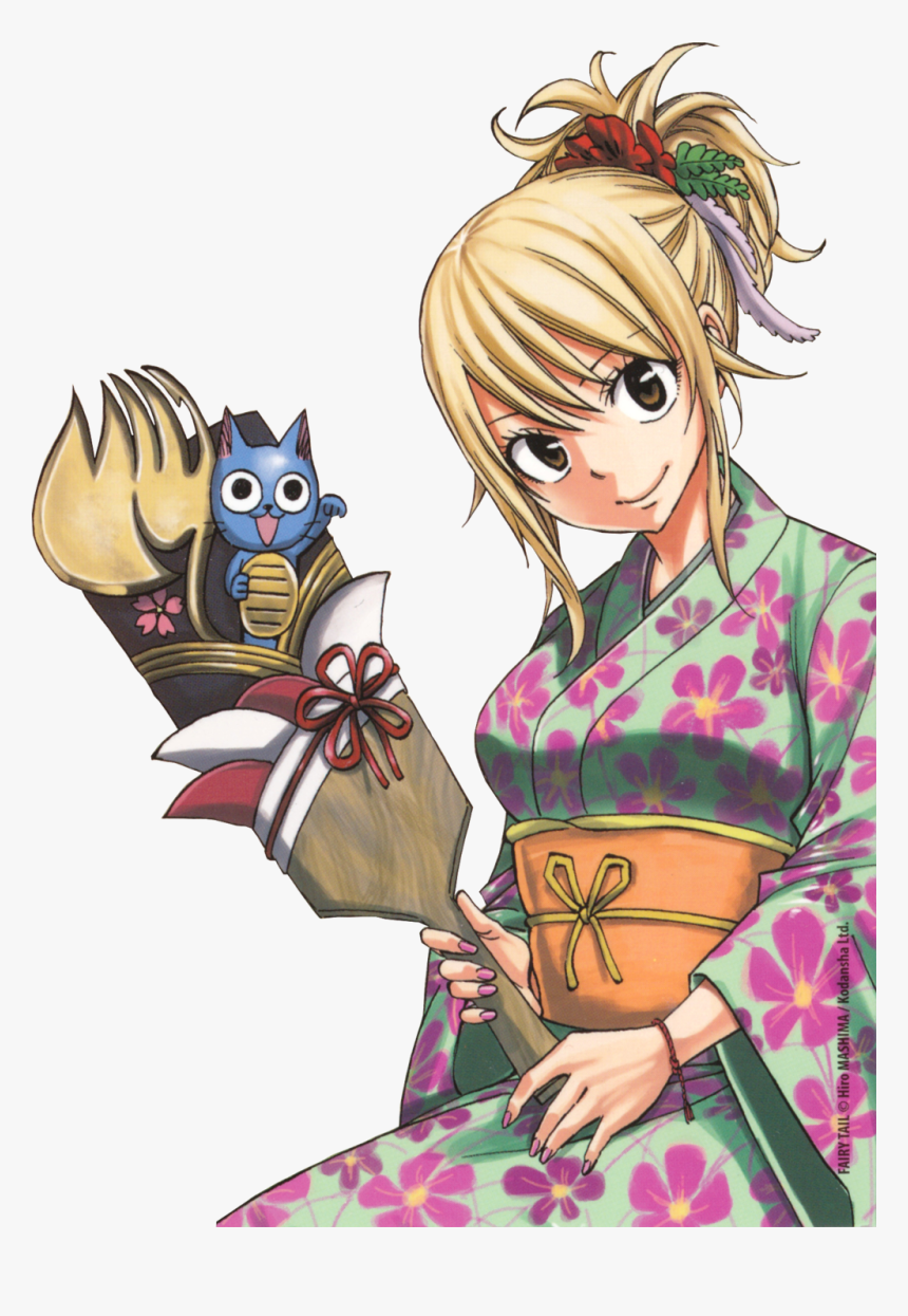 Fairy Tail Lucy In Kimono, HD Png Download, Free Download