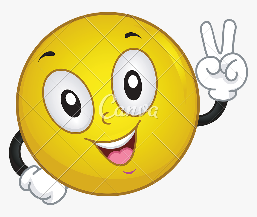 Clip Art Smiley Icons By Canva - Фото Смайла, HD Png Download, Free Download