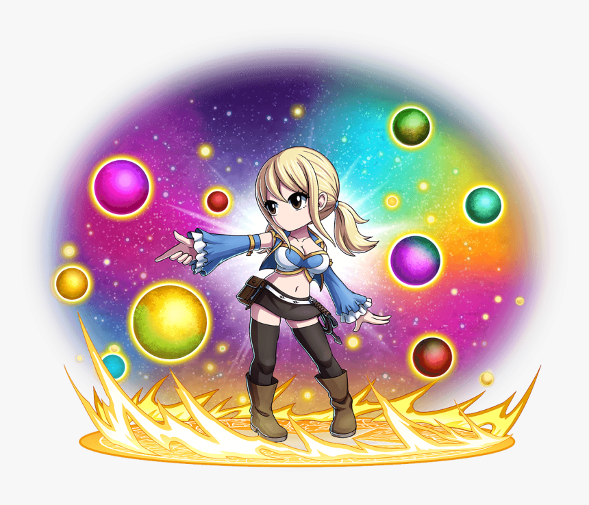 Unit Ills Thum - Lucy Heartfilia Brave Frontier, HD Png Download, Free Download